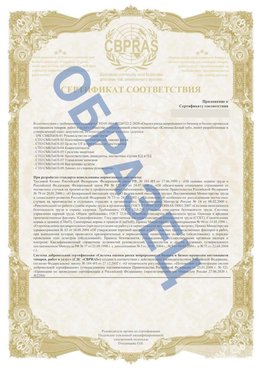 Образец Приложение к СТО 01.064.00220722.2-2020 Мончегорск Сертификат СТО 01.064.00220722.2-2020 